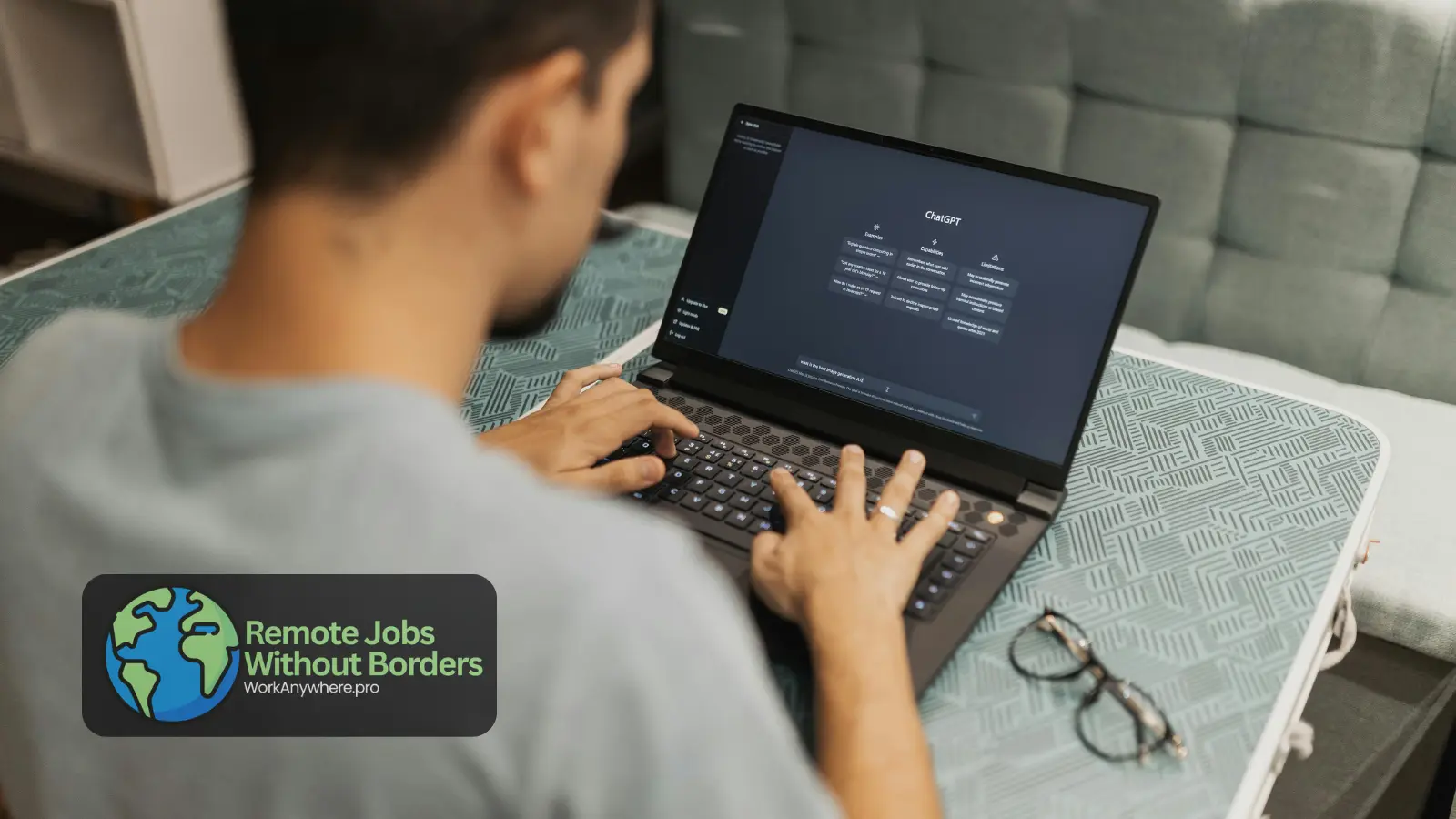 AI-driven technology illustration for job boards.